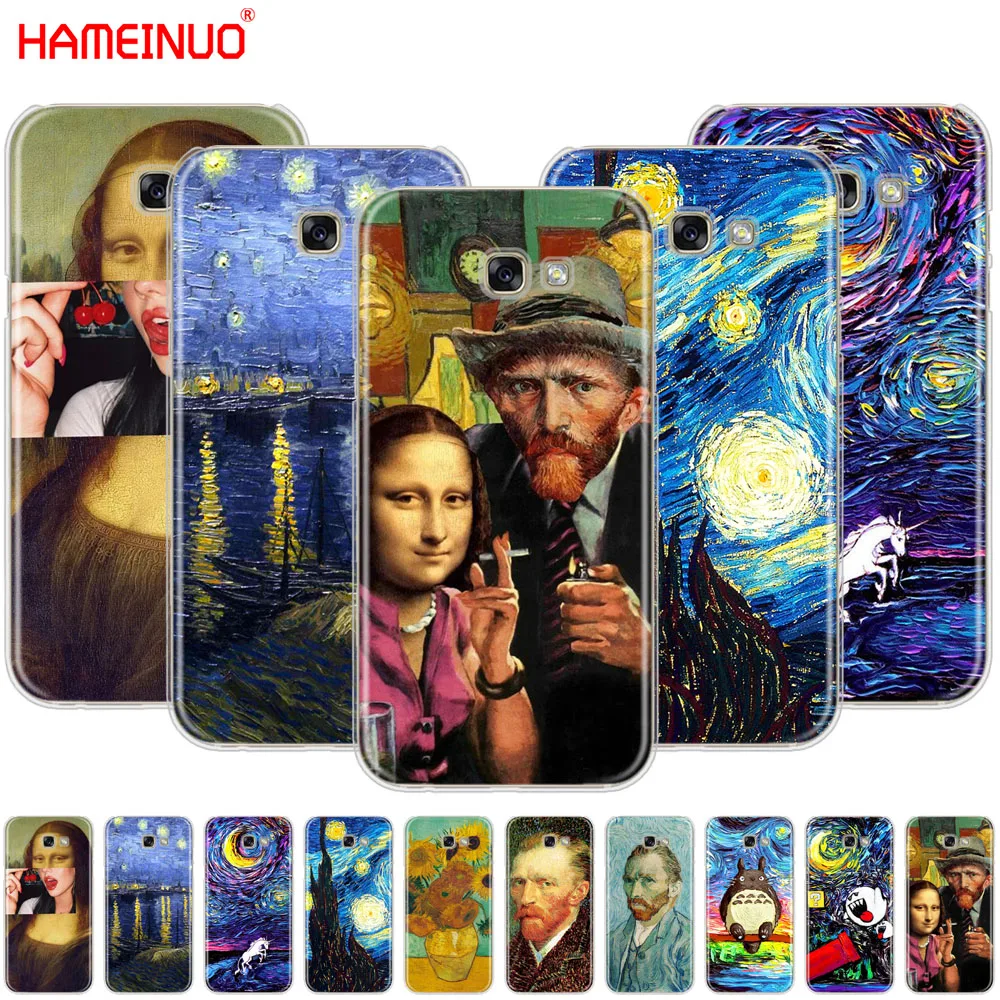 HAMEINUO Van Gogh чехол для сотового телефона с изображением звездной ночи Samsung Galaxy A3 A310 A5