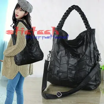 by dhl or ems 10pcs Genuine leather women handbag lambskin Women's messenger Bags real sheepskin big bag patchwork Shoulder bag
by dhl or ems 10pcs Genuine leather women handbag lambskin Women's messenger Bags real sheepskin big bag patchwork Shoulder bag