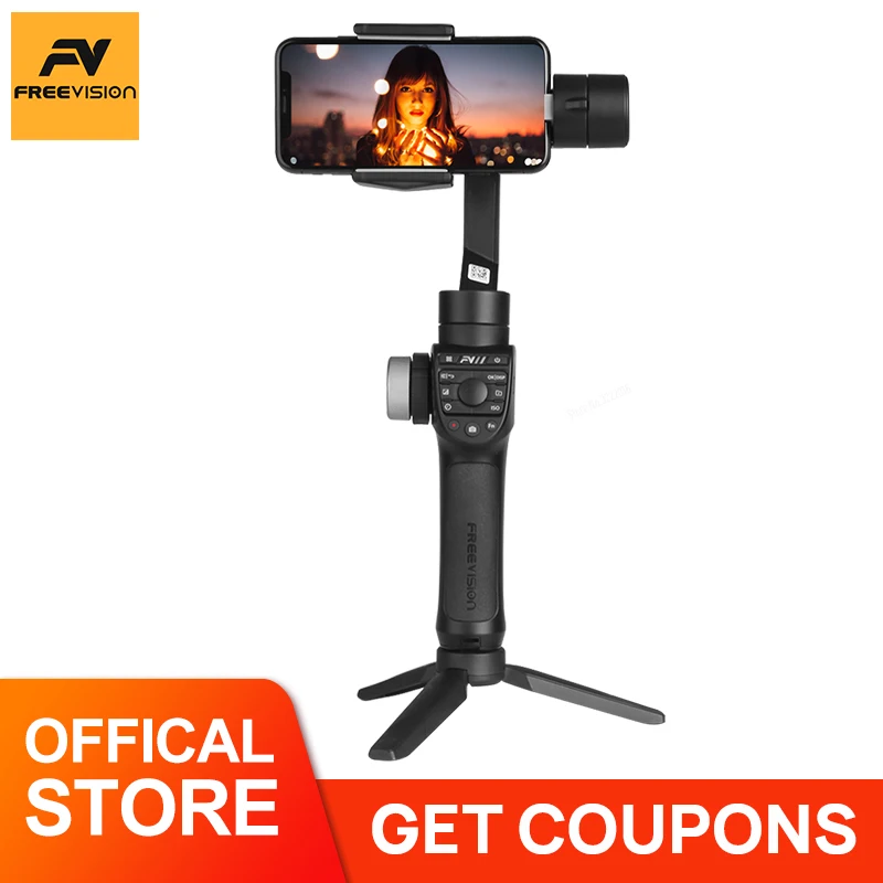 Freevision Vilta-m Pro 3-axis Handheld Gimbal Smartphone Stabilizer for iPhone Samsung GoPro 7 6 PK Vilta m Smooth 4 OSMO 2
Freevision Vilta-m Pro 3-axis Handheld Gimbal Smartphone Stabilizer for iPhone Samsung GoPro 7 6 PK Vilta m Smooth 4 OSMO 2