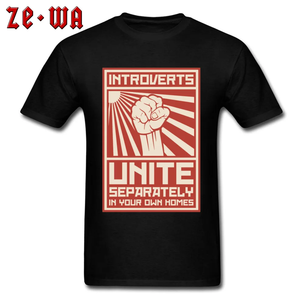 Feminism футболки с 3D принтом 100% хлопок Crewneck Мужская футболка Introverts объединить
