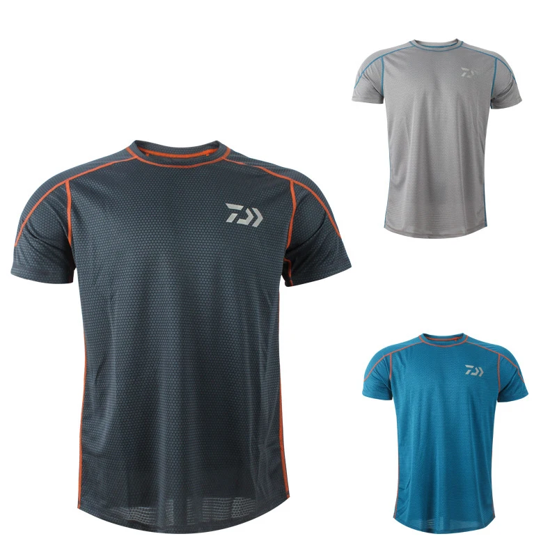 Daiwa Male Funny T Shirts Anti-UV Summer Hiking Shirt O-Neck Fishing Clothes Moisture Wicking Breathable Short Sleeve Tshirt Top
Daiwa Male Funny T Shirts Anti-UV Summer Hiking Shirt O-Neck Fishing Clothes Moisture Wicking Breathable Short Sleeve Tshirt Top