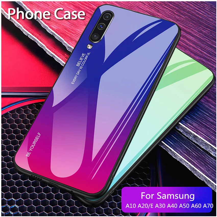 A70 case For Samsung Galaxy A10 A20 E A30 A40 A60 A70 A50 Case Gradient Tempered Glass Back Cover For Galaxy A 30 50 2019 Cover
A70 case For Samsung Galaxy A10 A20 E A30 A40 A60 A70 A50 Case Gradient Tempered Glass Back Cover For Galaxy A 30 50 2019 Cover