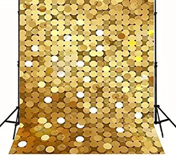 Vinyl cloth High quality Computer printed gold glitter backdrop dots wedding Photography Backgrounds
Vinyl cloth High quality Computer printed gold glitter backdrop dots wedding Photography Backgrounds