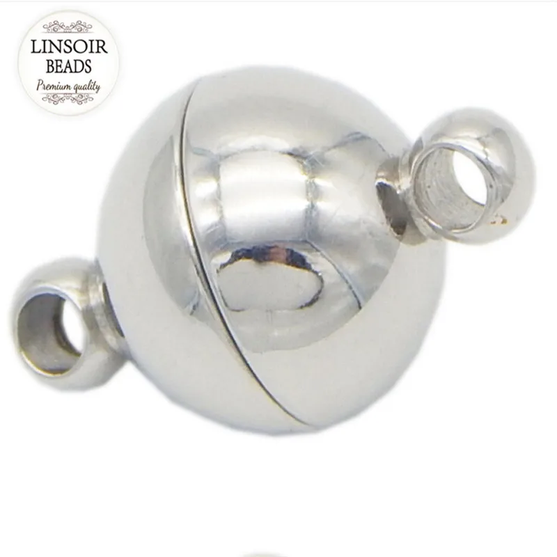 Dia 8/10/12/14mm Stainless Steel Bracelet Necklace Strong Magnetic Clasps Silver Tone Round Connectors For Jewelry Making F3963
Dia 8/10/12/14mm Stainless Steel Bracelet Necklace Strong Magnetic Clasps Silver Tone Round Connectors For Jewelry Making F3963