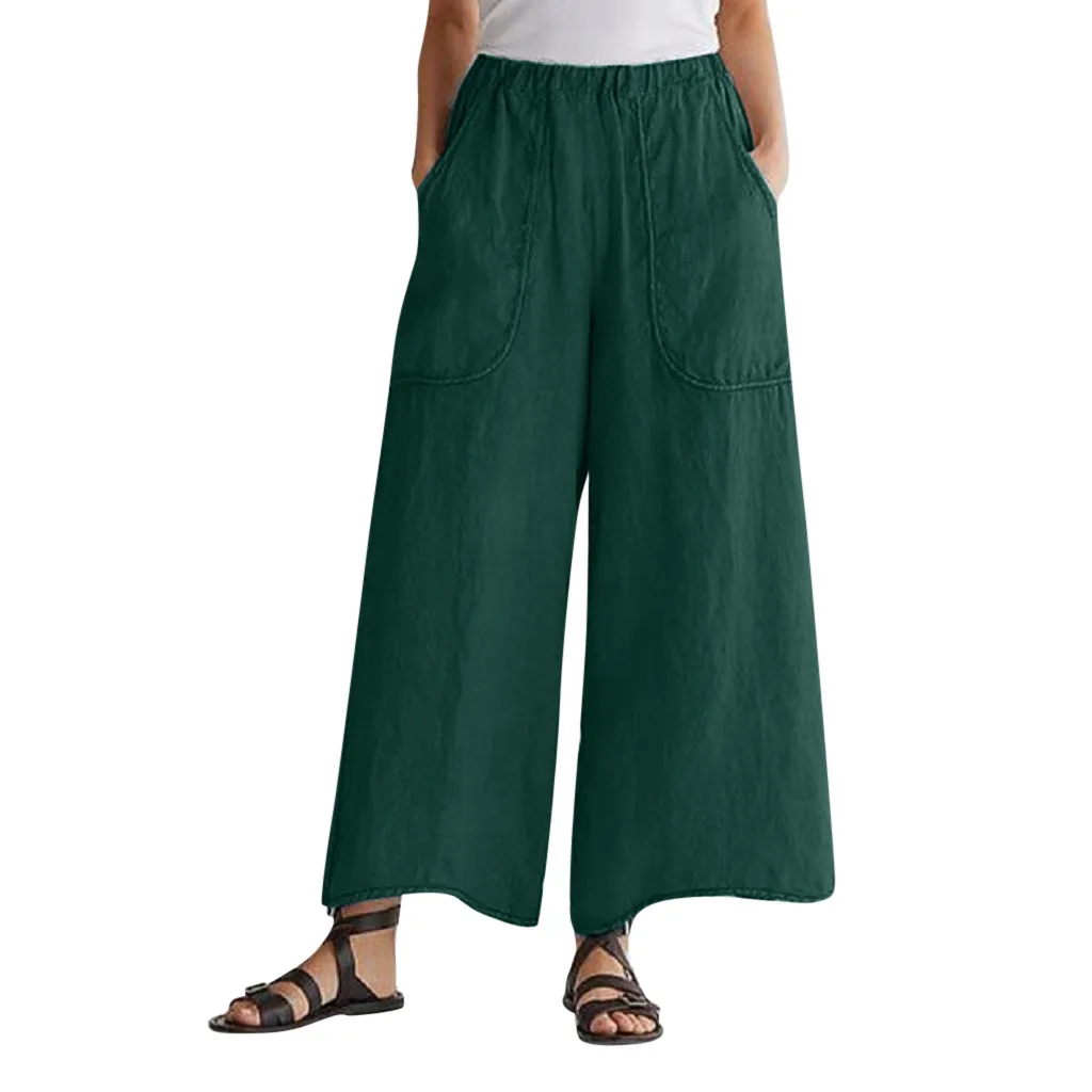 feitong Women Fashionable Baggy Wide-Legged Casual Pants ropa femenina combinaison femme pantacourt femme t ropa verano mujer
feitong Women Fashionable Baggy Wide-Legged Casual Pants ropa femenina combinaison femme pantacourt femme t ropa verano mujer
