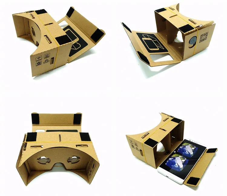 Hot Sale Virtual Reality Glasses Google Cardboard Glasses 3D Glasses DIY VR Box Movies for iPhone 5 6 7 SmartPhones VR Headset_02