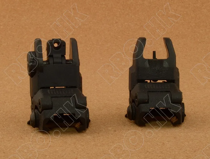 Rifle Back Up Front Rear Folding Sight for picatinny weaver rail mount base BK M4318
Rifle Back Up Front Rear Folding Sight for picatinny weaver rail mount base BK M4318