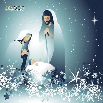 Laeacco Nativity Scene Photography Background Christian Decoration Customized Photocall Photographic Backdrops for Photo Studio
Laeacco Nativity Scene Photography Background Christian Decoration Customized Photocall Photographic Backdrops for Photo Studio