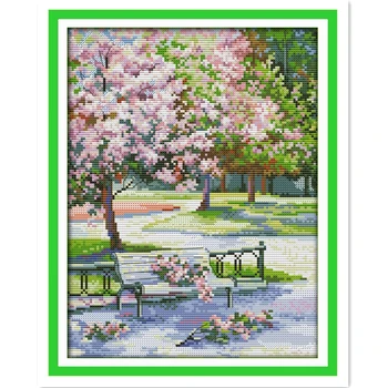 The Spring In The Park 11CT 14CT Printed On Canvas Embroidery Cross Set Chinese Counted Cross Stitch Pattern DIY Set Home Decor
The Spring In The Park 11CT 14CT Printed On Canvas Embroidery Cross Set Chinese Counted Cross Stitch Pattern DIY Set Home Decor
