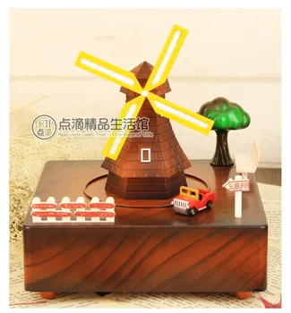 Fur Elise Clockwork Type Windmill Shape Music Box Xmas Birthday Holiday Gifts
Fur Elise Clockwork Type Windmill Shape Music Box Xmas Birthday Holiday Gifts
