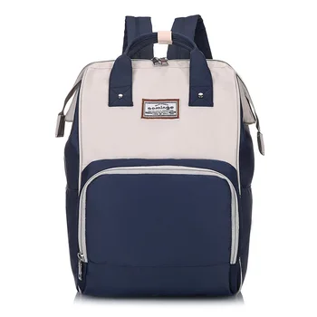 2018 new Korean version color matching shoulder bag, big capacity mom backpack fashion Mother Child Travel Shoulder Bag
2018 new Korean version color matching shoulder bag, big capacity mom backpack fashion Mother Child Travel Shoulder Bag
