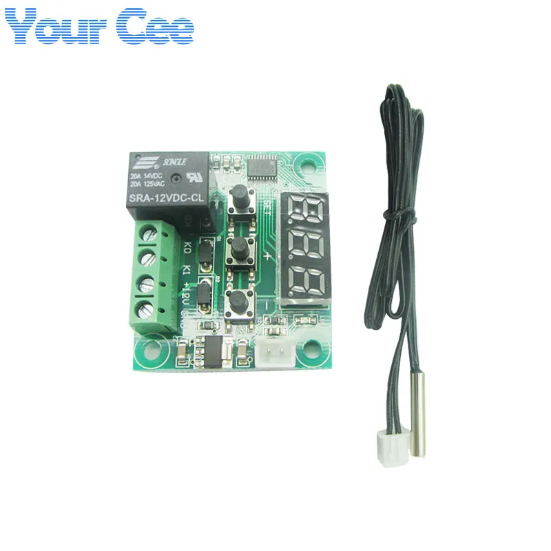 W1209 Mini Thermostat Temperature Controller Incubation Thermostat Temperature Control Switch Digital DC 12V heat cool
W1209 Mini Thermostat Temperature Controller Incubation Thermostat Temperature Control Switch Digital DC 12V heat cool