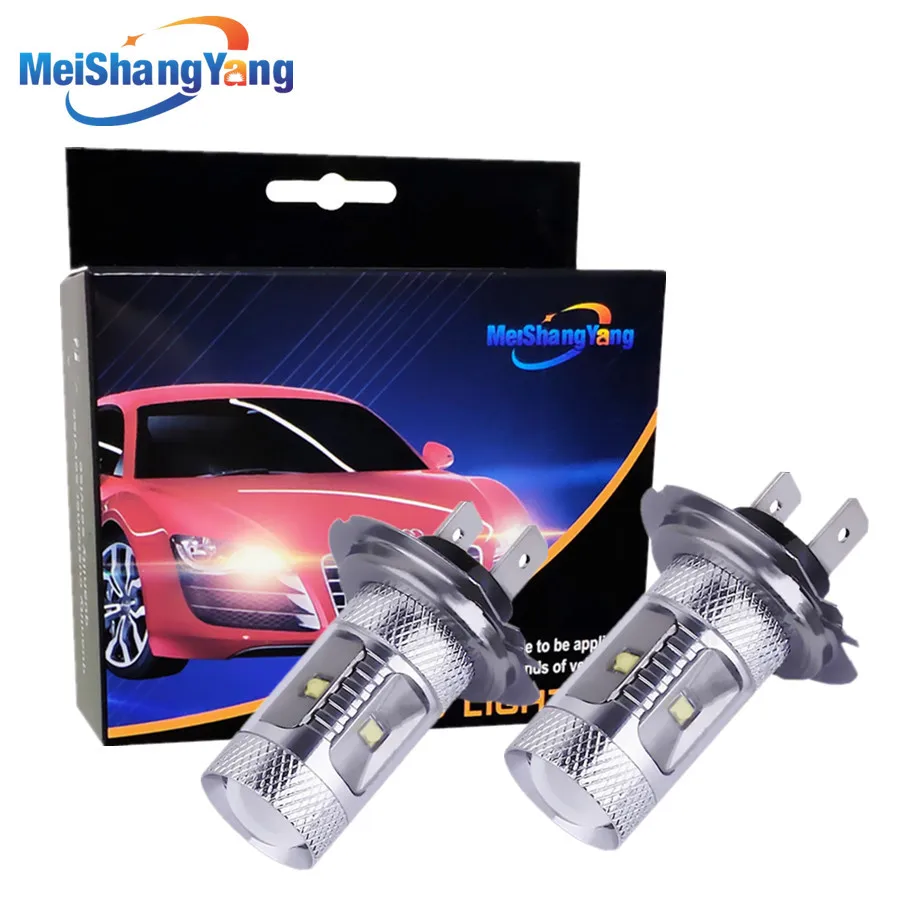 2pcs Cree Led Chip H7 30W Driving Lamp White car Fog Lights Bulb auto parking Running Tail Light car light source 12V
2pcs Cree Led Chip H7 30W Driving Lamp White car Fog Lights Bulb auto parking Running Tail Light car light source 12V
