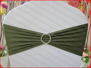 NO.19 Army Green Single Layer Spandex/Lycra/Expand Band/Cover&One Row Round Diamond Buckle&Pin For Wedding Party Decorations
NO.19 Army Green Single Layer Spandex/Lycra/Expand Band/Cover&One Row Round Diamond Buckle&Pin For Wedding Party Decorations