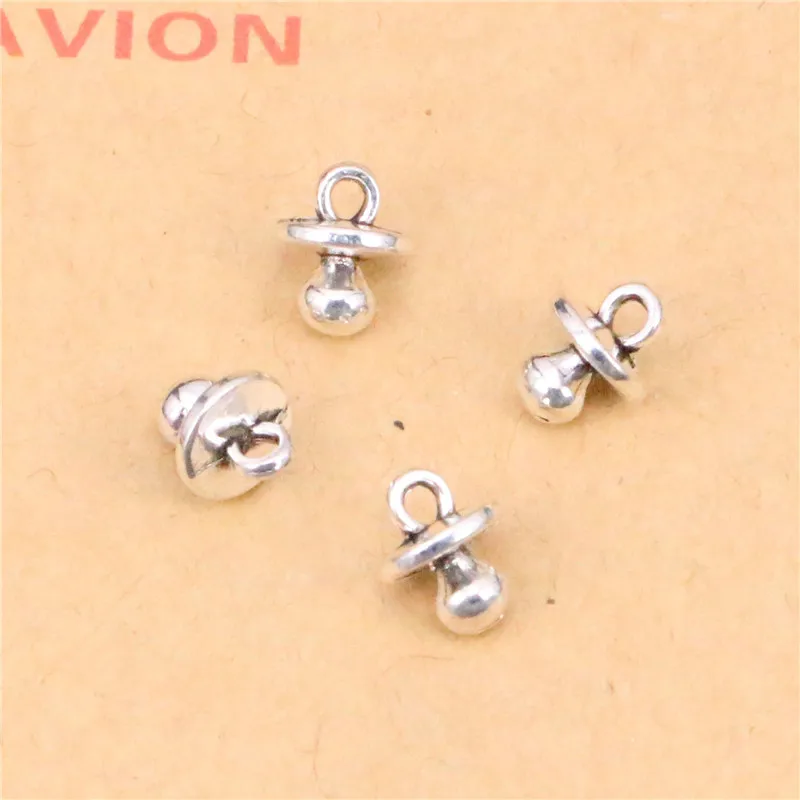 35pcs Tibetan Silver Plated baby pacifier binky teether Charms Pendants for Jewelry Making DIY Handmade Craft 9*7*6mm
35pcs Tibetan Silver Plated baby pacifier binky teether Charms Pendants for Jewelry Making DIY Handmade Craft 9*7*6mm