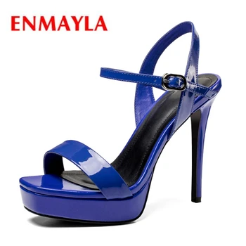 ENMAYLA Genuine Leather Casual Buckle Strap Women Sandals Sandalias Mujer 2020 Block Heel Shoes Size 34-39 ZYL1972
ENMAYLA Genuine Leather Casual Buckle Strap Women Sandals Sandalias Mujer 2020 Block Heel Shoes Size 34-39 ZYL1972