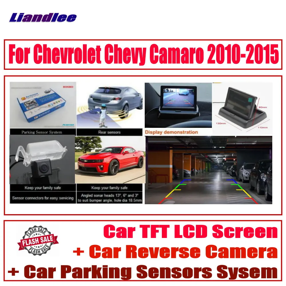 Liandlee For Chevrolet Chevy Camaro 2010-2015 CCD Reverse Rear View Camera / Digital Parking Sensors System / HD Monitor Display
Liandlee For Chevrolet Chevy Camaro 2010-2015 CCD Reverse Rear View Camera / Digital Parking Sensors System / HD Monitor Display