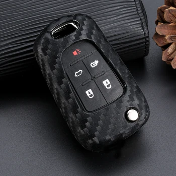 WFMJ Black Carbon Fiber Silicone Car Flip Key Chain Cover For Chevrolet Camaro Cruze Equinox Impala Malibu SS Sonic Spark Volt
WFMJ Black Carbon Fiber Silicone Car Flip Key Chain Cover For Chevrolet Camaro Cruze Equinox Impala Malibu SS Sonic Spark Volt