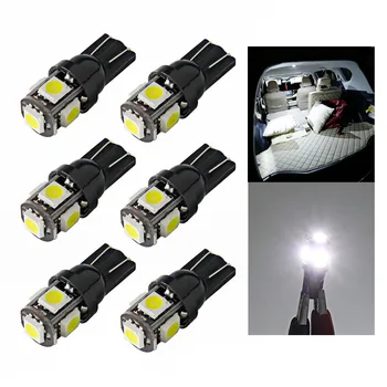 6PCS Auto T10 LED W5W LED Bulbs White 194 168 LED Lamp 501 SMD Car Styling Car LED Light Super Bright Parking Turn Side Lamp 12V
6PCS Auto T10 LED W5W LED Bulbs White 194 168 LED Lamp 501 SMD Car Styling Car LED Light Super Bright Parking Turn Side Lamp 12V