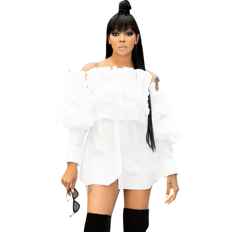 Joiekuno camisas blusas femininas elegante 2019 Summer Casual Solid Petal Sleeve Women Tops Slash neck Ruffles T-Shirt MT688
Joiekuno camisas blusas femininas elegante 2019 Summer Casual Solid Petal Sleeve Women Tops Slash neck Ruffles T-Shirt MT688
