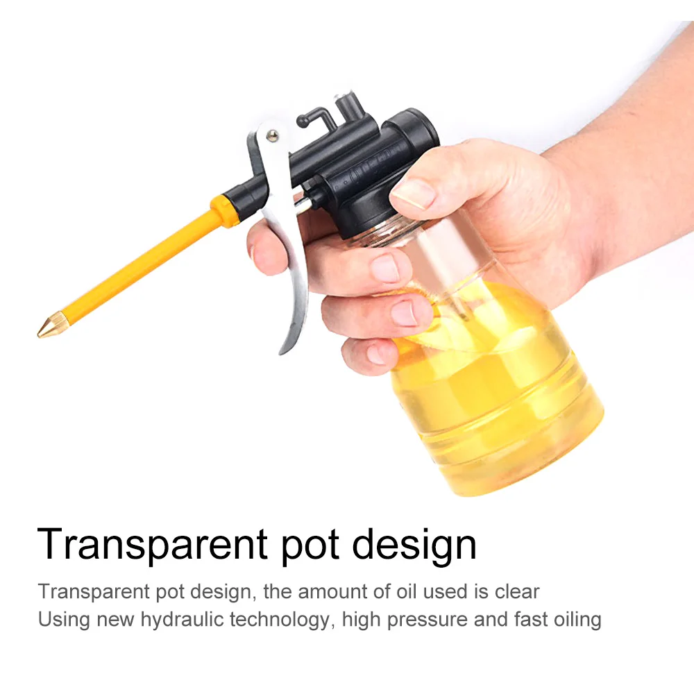 

Spray Gun HVLP Oiler Pump High Pressure Lubricator Airbrush Hose Machine Oil Pot Grease Spray Gun Paint Cans Repair Hand Tool