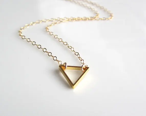 Tiny Open Triangle Necklace Hollow Outline Chevron Triangle Necklace Simple Geometric V Shaped Necklaces for Women
Tiny Open Triangle Necklace Hollow Outline Chevron Triangle Necklace Simple Geometric V Shaped Necklaces for Women