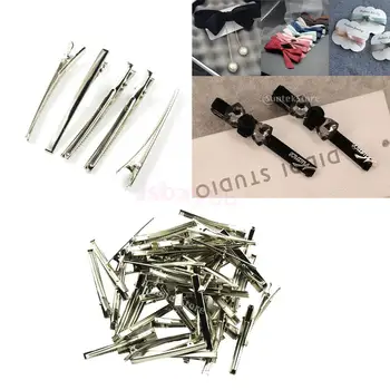 50x 60/80mm Single Prong Metal Alligator Hair Clips Hairpins Teeth Bows Hair Clips Hairdressing Salon Hair Grip DIY Accessories
50x 60/80mm Single Prong Metal Alligator Hair Clips Hairpins Teeth Bows Hair Clips Hairdressing Salon Hair Grip DIY Accessories