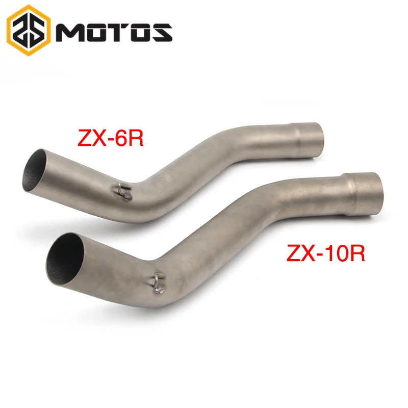 ZS MOTOS ZX-6R ZX-10R Titanium Motorcycle Exhaust Link Middle Pipe Slip-on For Kawasaki ZX6R 2009-2014 Kawasaki ZX10R 2008~2010
ZS MOTOS ZX-6R ZX-10R Titanium Motorcycle Exhaust Link Middle Pipe Slip-on For Kawasaki ZX6R 2009-2014 Kawasaki ZX10R 2008~2010