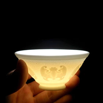 60/70ml Jade Porcelain Small Teacup Master Health Tea Bowl Kung Fu Tea Set Drinkware Teaware for Collection Crafts Art Hats Cups
60/70ml Jade Porcelain Small Teacup Master Health Tea Bowl Kung Fu Tea Set Drinkware Teaware for Collection Crafts Art Hats Cups