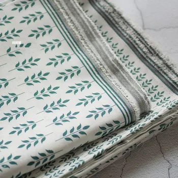 Cotton and linen home curtain cushion tablecloth photo props handmade diy fabric leisurely green leaves
Cotton and linen home curtain cushion tablecloth photo props handmade diy fabric leisurely green leaves