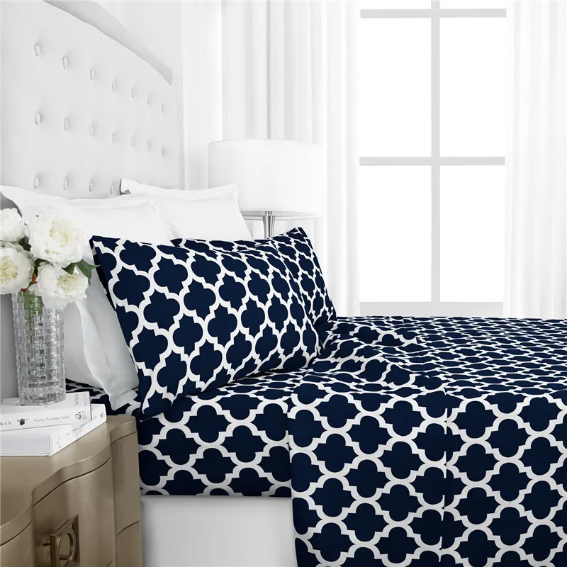 Geometric 4 pcs Sheet Set Elastic Band Solid Bedding Sets Adult Simple Bed Sheet with Pillowcase Twin Full Queen King Size 80059
Geometric 4 pcs Sheet Set Elastic Band Solid Bedding Sets Adult Simple Bed Sheet with Pillowcase Twin Full Queen King Size 80059