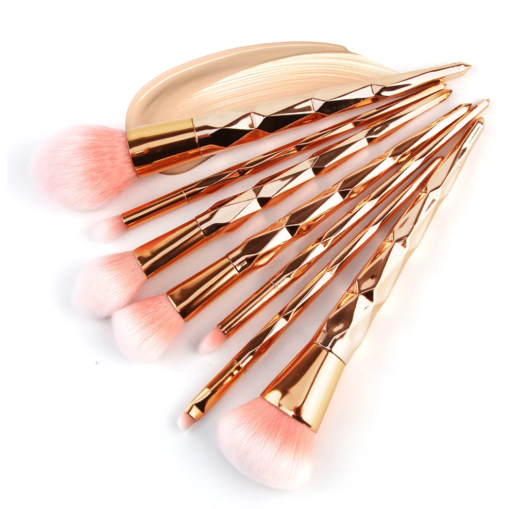 7pcs Makeup Brushes Diamond Makeup Brushes Set Eye Shadow Blush Blending Cosmetics Powder Foundation Brush Beauty Make Up Brush
7pcs Makeup Brushes Diamond Makeup Brushes Set Eye Shadow Blush Blending Cosmetics Powder Foundation Brush Beauty Make Up Brush