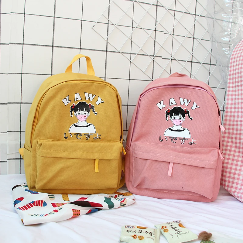 Harajuku Cute School Backpacks for Teenage Girls Kawaii Anime Print Pink Rucksack Women's Laptop Back Pack Yellow Shoulder Bags
Harajuku Cute School Backpacks for Teenage Girls Kawaii Anime Print Pink Rucksack Women's Laptop Back Pack Yellow Shoulder Bags