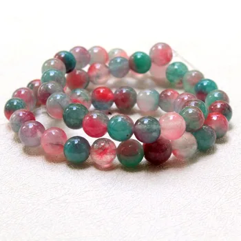 Wholesale AAA+ Dye Pink Green Pattern Natural White Stone Beads For Jewelry Making DIY Bracelet Necklace 8 mm Strand 15''
Wholesale AAA+ Dye Pink Green Pattern Natural White Stone Beads For Jewelry Making DIY Bracelet Necklace 8 mm Strand 15''