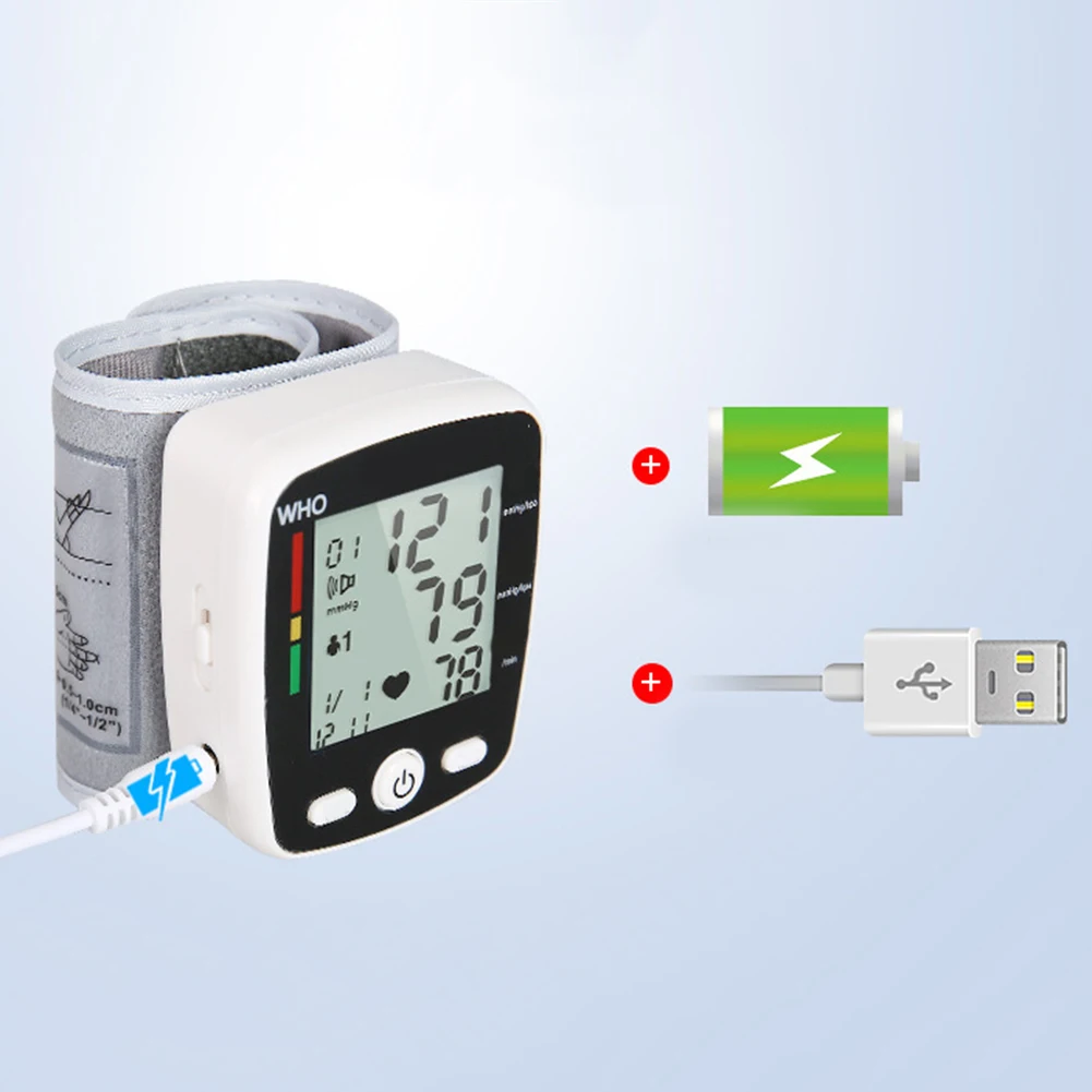 Portable Intelligent Digital Automatic Wrist Blood Pressure Monitor LCD Display Household Health Care Blood Monitors 13 Portable Intelligent Digital Automatic Wrist Blood Pressure Monitor LCD Display Household Health Care Blood Monitors 13