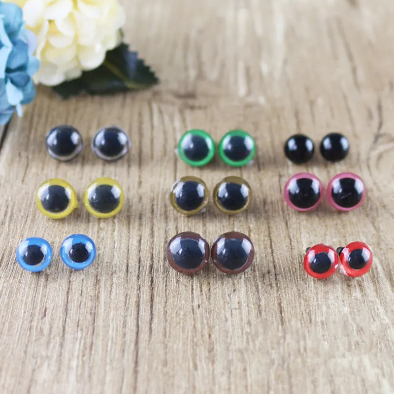 100PCS 8/10/12MM Color Plastic Safety Eyes DIY Doll Amigurumi Craft Supplies For Animal Puppet Crafts Decoration Screw Eye Nail
100PCS 8/10/12MM Color Plastic Safety Eyes DIY Doll Amigurumi Craft Supplies For Animal Puppet Crafts Decoration Screw Eye Nail