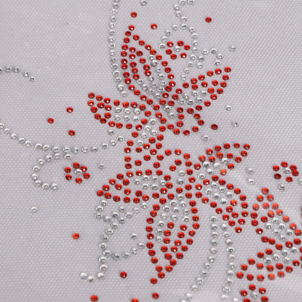 Fashion Hotfix Rhinestones,Heat Transfer Design Iron on Motifs,Rhinestone Applique Patch Sewing Accessories