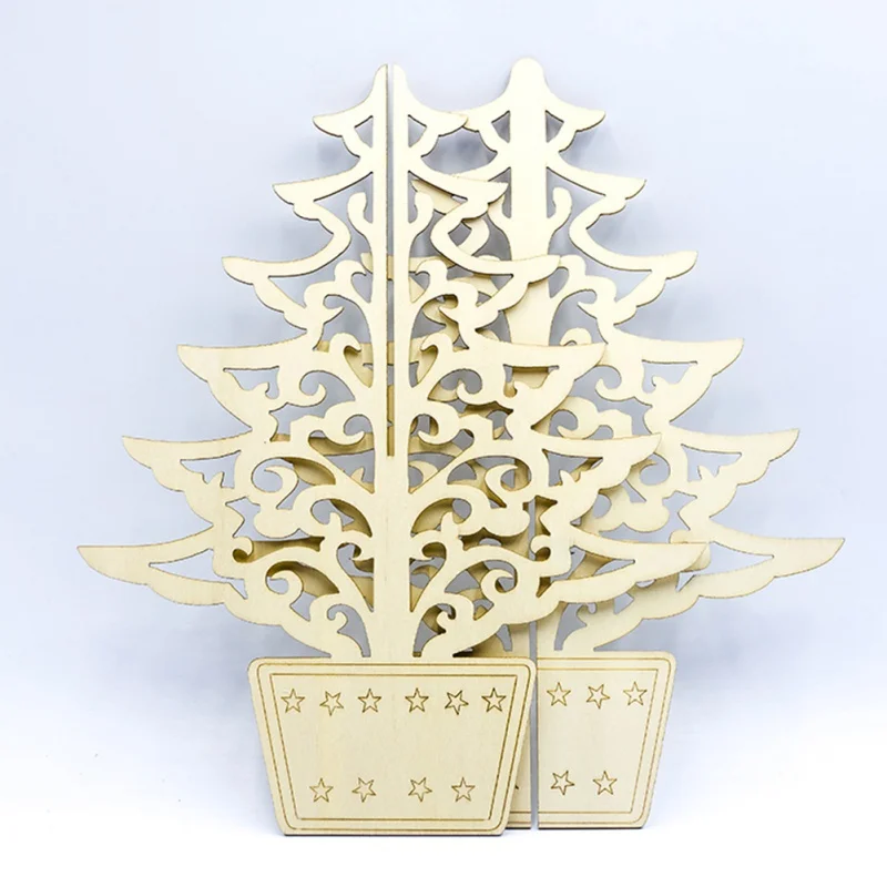 Christmas Wooden Various Shape Tree Carved Hollow Christmas Tree Decorations For Home Hanging Three-dimensional Ornaments
Christmas Wooden Various Shape Tree Carved Hollow Christmas Tree Decorations For Home Hanging Three-dimensional Ornaments