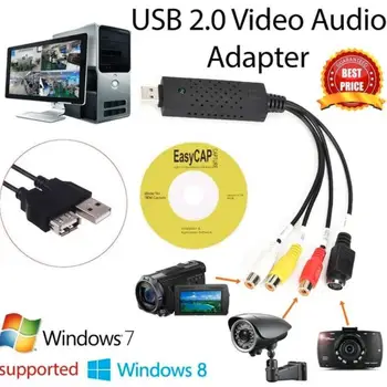 Easycap USB 2.0 Easy Cap Video TV DVD VHS DVR Capture Adapter vhs Video Capture Card Device Support Win10 For MAC IOS Drive Free
Easycap USB 2.0 Easy Cap Video TV DVD VHS DVR Capture Adapter vhs Video Capture Card Device Support Win10 For MAC IOS Drive Free