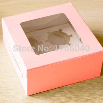 Pink 16*16*7.5cm Muffin boxes cup cake paper box gift box candy boxes Pudding 4 cup packing 100pcs/lot Free shipping 
Pink 16*16*7.5cm Muffin boxes cup cake paper box gift box candy boxes Pudding 4 cup packing 100pcs/lot Free shipping