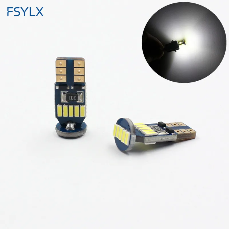 FSYLX 501 T10 W5W LED interior light bulb T10 194 168 canbus 15SMD 4014 Car T10 LED width door reading Roof interior lights
FSYLX 501 T10 W5W LED interior light bulb T10 194 168 canbus 15SMD 4014 Car T10 LED width door reading Roof interior lights