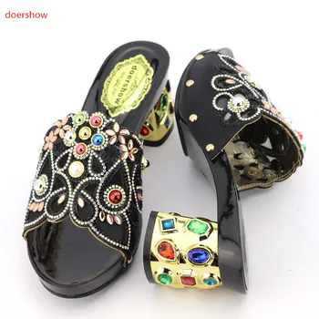 doershow African Women Shoes Open Toe Ladies Sandals Shoes Party Wedding Shoes Decorated with Rhinestone Nigerian Shoes KGB1-9
doershow African Women Shoes Open Toe Ladies Sandals Shoes Party Wedding Shoes Decorated with Rhinestone Nigerian Shoes KGB1-9