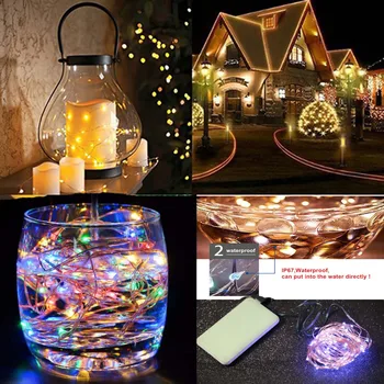 5 M/10 M 50/100LED 5 V USB Powered Copper Wire Waterproof Warm Colorful Christmas Festival Wedding Party Bedroom Home Yard Decor
5 M/10 M 50/100LED 5 V USB Powered Copper Wire Waterproof Warm Colorful Christmas Festival Wedding Party Bedroom Home Yard Decor