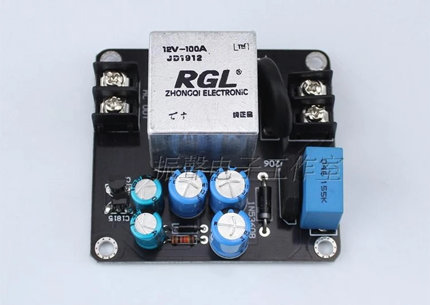 AC 220V 100A Power supply Delay soft start starting up For Amplifier Borad Speaker Protection board
AC 220V 100A Power supply Delay soft start starting up For Amplifier Borad Speaker Protection board