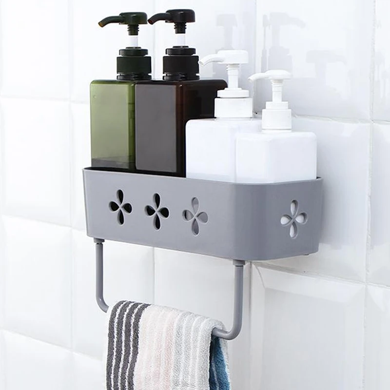 Bathroom Shower Storage Rack Shampoo Towel Holder Wall Stick Type Kitchen Tools Organizer Rack
Bathroom Shower Storage Rack Shampoo Towel Holder Wall Stick Type Kitchen Tools Organizer Rack