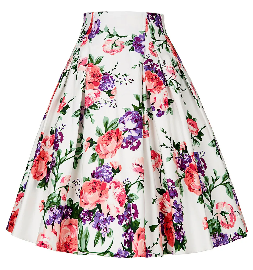 high waist retro skirts womens Occiden Vintage party beach wear weekend vacation print Floral Pattern skirts knee A-line Skirt
high waist retro skirts womens Occiden Vintage party beach wear weekend vacation print Floral Pattern skirts knee A-line Skirt