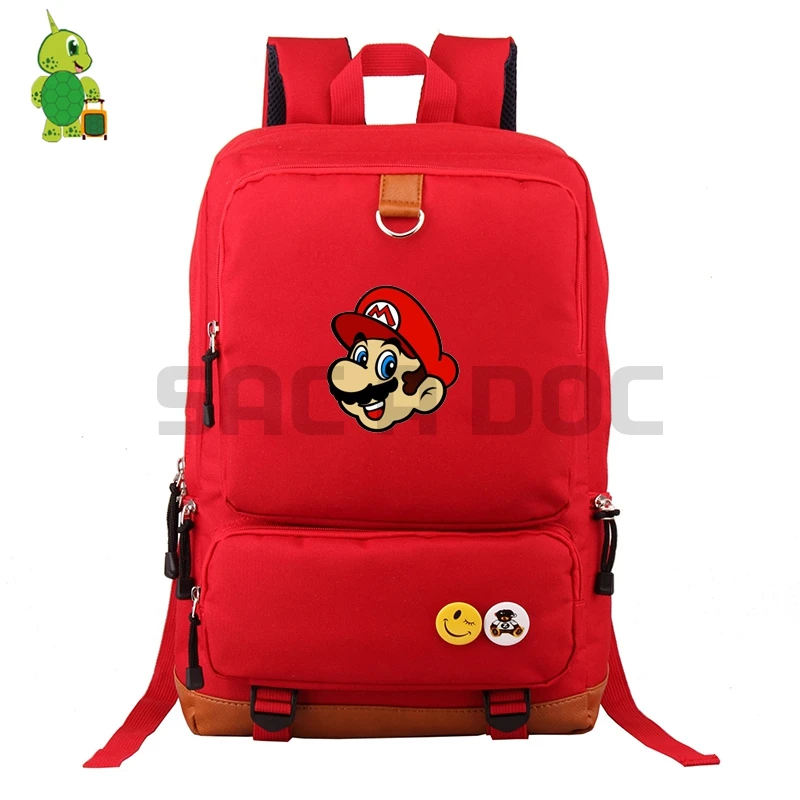 Super Mario Bros backpack Women Men Canvas Backpack School Bag for Teens Students Large Capacity Travel Rucksack Laptop Backpack
Super Mario Bros backpack Women Men Canvas Backpack School Bag for Teens Students Large Capacity Travel Rucksack Laptop Backpack