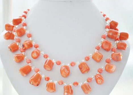 huij 004825 2strands 15mm round baroque faceted pink white coral crystal necklace
huij 004825 2strands 15mm round baroque faceted pink white coral crystal necklace