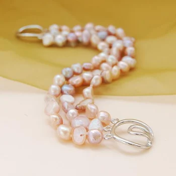 Wholesale Pearl Jewelry 7-8mm Potato Baroque Freshwater Violet Pearl Three Layers Toggle Bracelet 8 Inches
Wholesale Pearl Jewelry 7-8mm Potato Baroque Freshwater Violet Pearl Three Layers Toggle Bracelet 8 Inches
