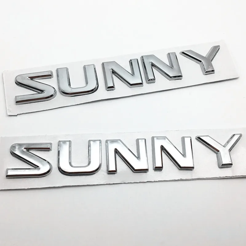 SUNNY ABS Plastic Chrome Auto Car Rear Trunk Number / Letter logo Badge Emblem Sticker Decal Car Styling Accessories
SUNNY ABS Plastic Chrome Auto Car Rear Trunk Number / Letter logo Badge Emblem Sticker Decal Car Styling Accessories
